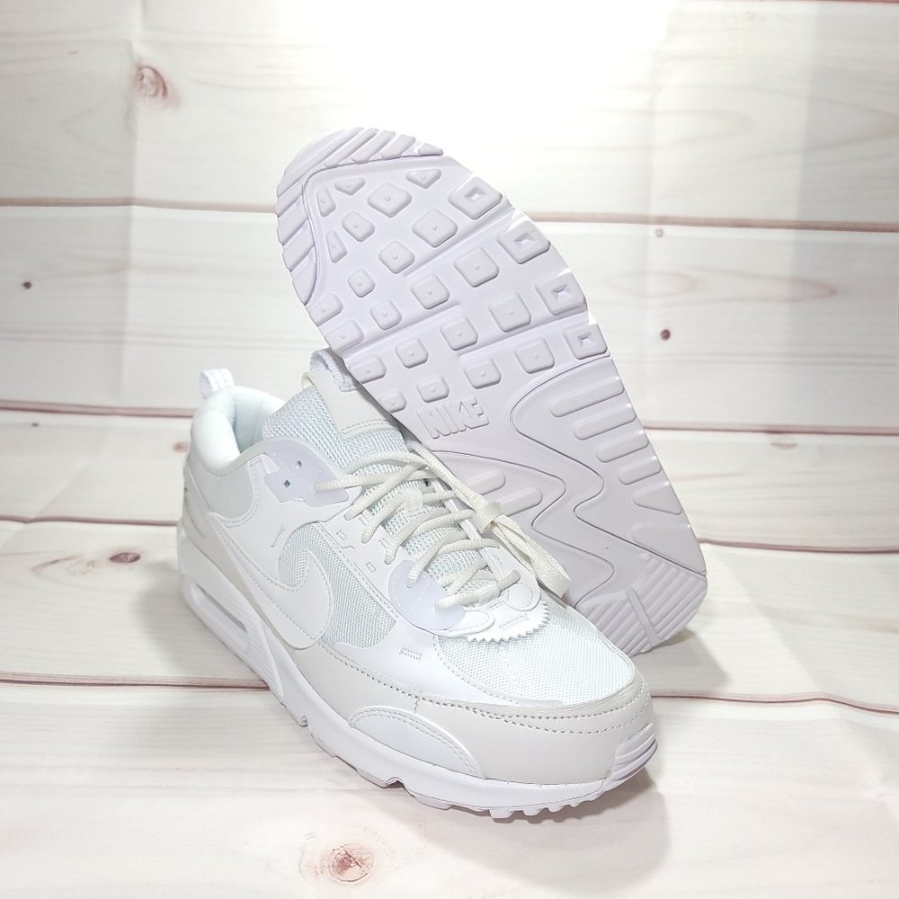 Nike Air Max 90 Futura Triple White (W) - Size 11 - DM9922-101